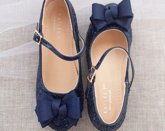 girls navy blue dress shoes Macy -- Girl's Dress Shoes -- Navy Blue