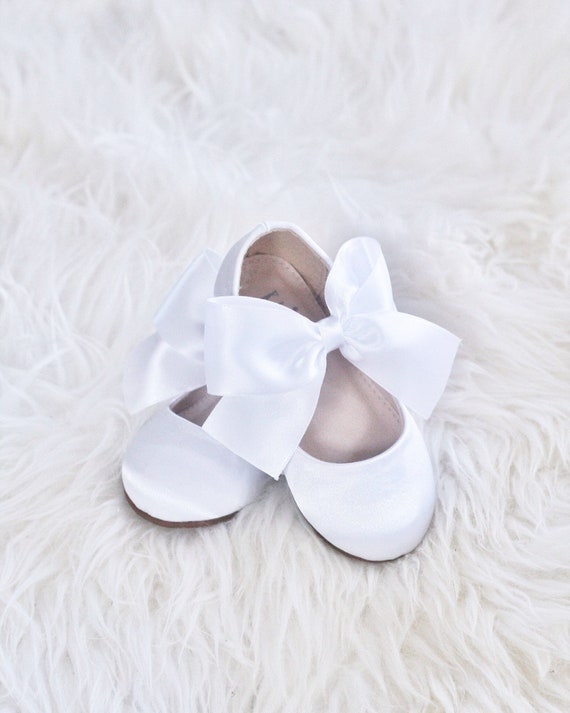 white satin shoes girls