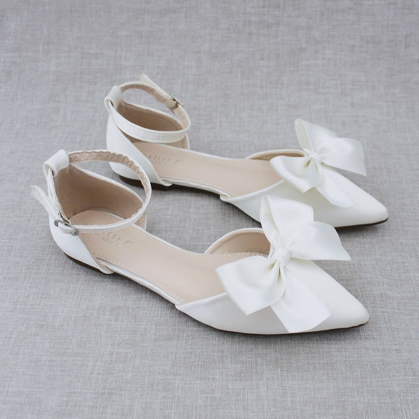 plain ivory wedding shoes
