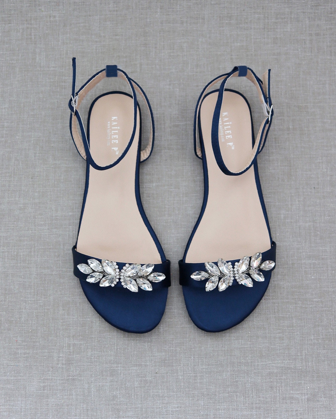 Schoenen Jongensschoenen Sandalen Embroidered Navy Blue Sandals 