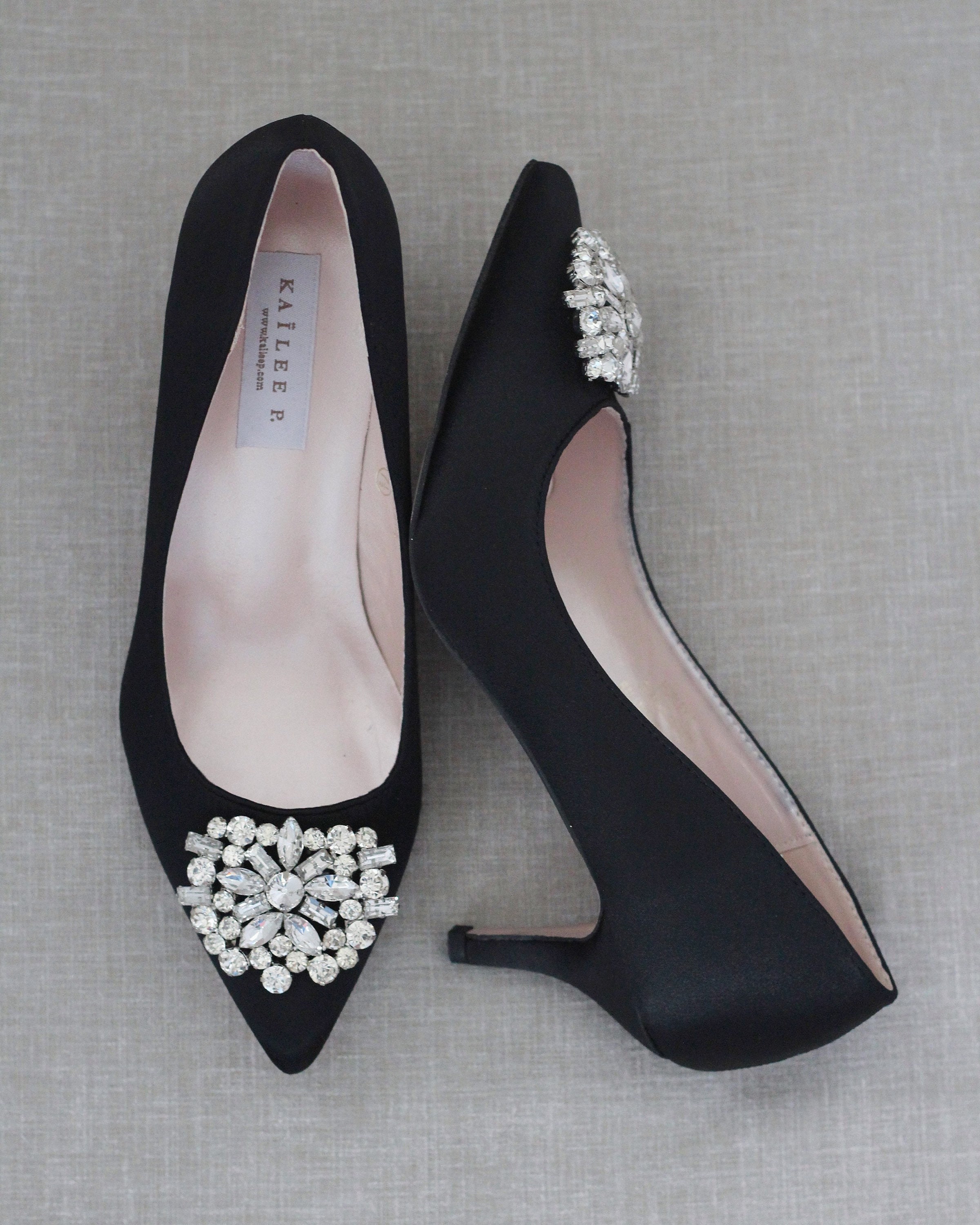 black satin dress sandals