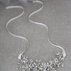 Elegant Pearl and Crystal Hairpiece, Wedding Hair Accessories, Wedding Jewelry, Bridal Headpiece, Wedding Hair Vine