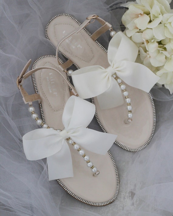 beige sandals for wedding