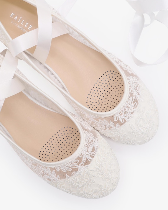 knee length dresses for ladies White ballet flats with black patent toe and strap