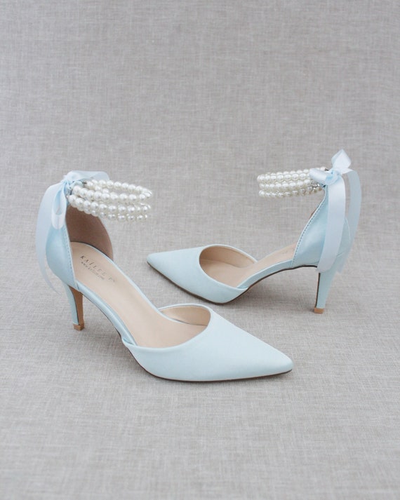 April Cap Toe Kitten Heel Pumps