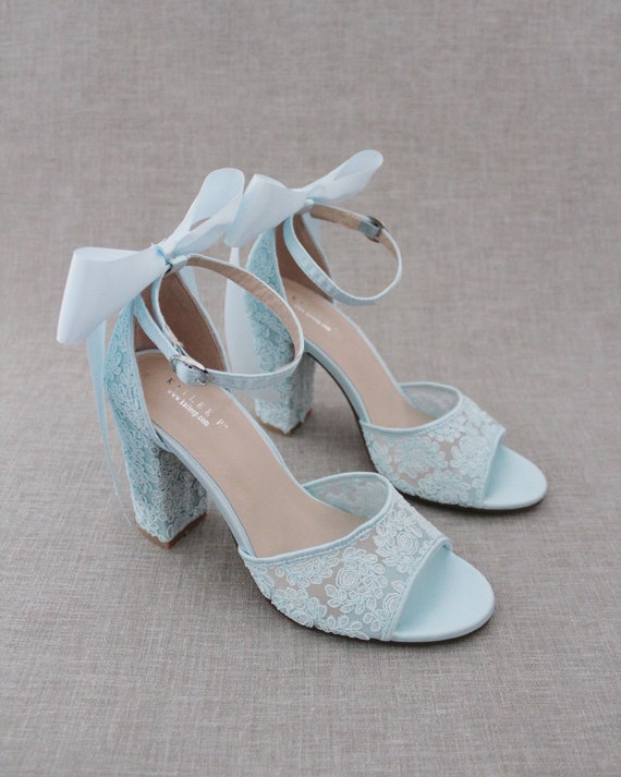 Buy Blue Heeled Sandals for Women by Shoetopia Online | Ajio.com