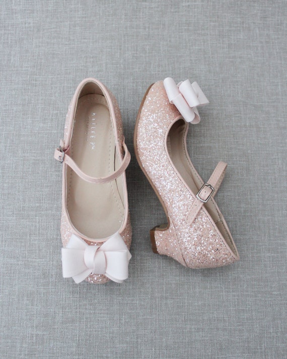 Flower girl shoes store with heels
