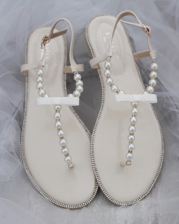 girls pearl sandals