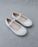 White Rock Glitter Mary Jane Flats - For flower girls, Christening, Baptism Shoes, Holiday Shoes 