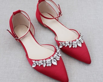 Red Wedding Shoes - Etsy