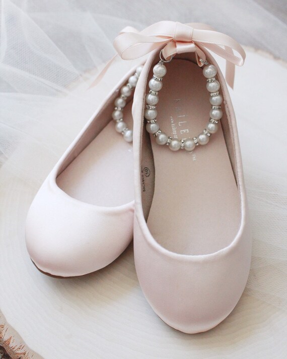 blush pink flats