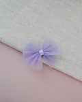 Purple BUTTERFLY TULLE BOW -  Hair Clips, Holiday Hair Bows, Flower Girls Bows, Party Bows, Baby Headband