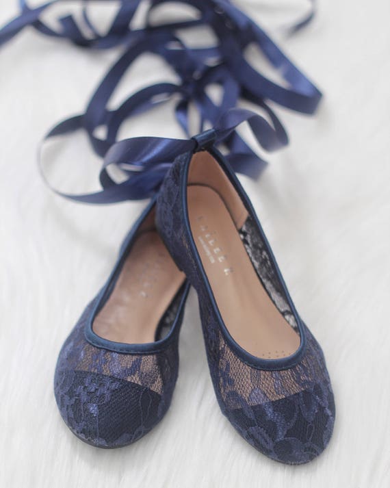 blue ballerina pumps