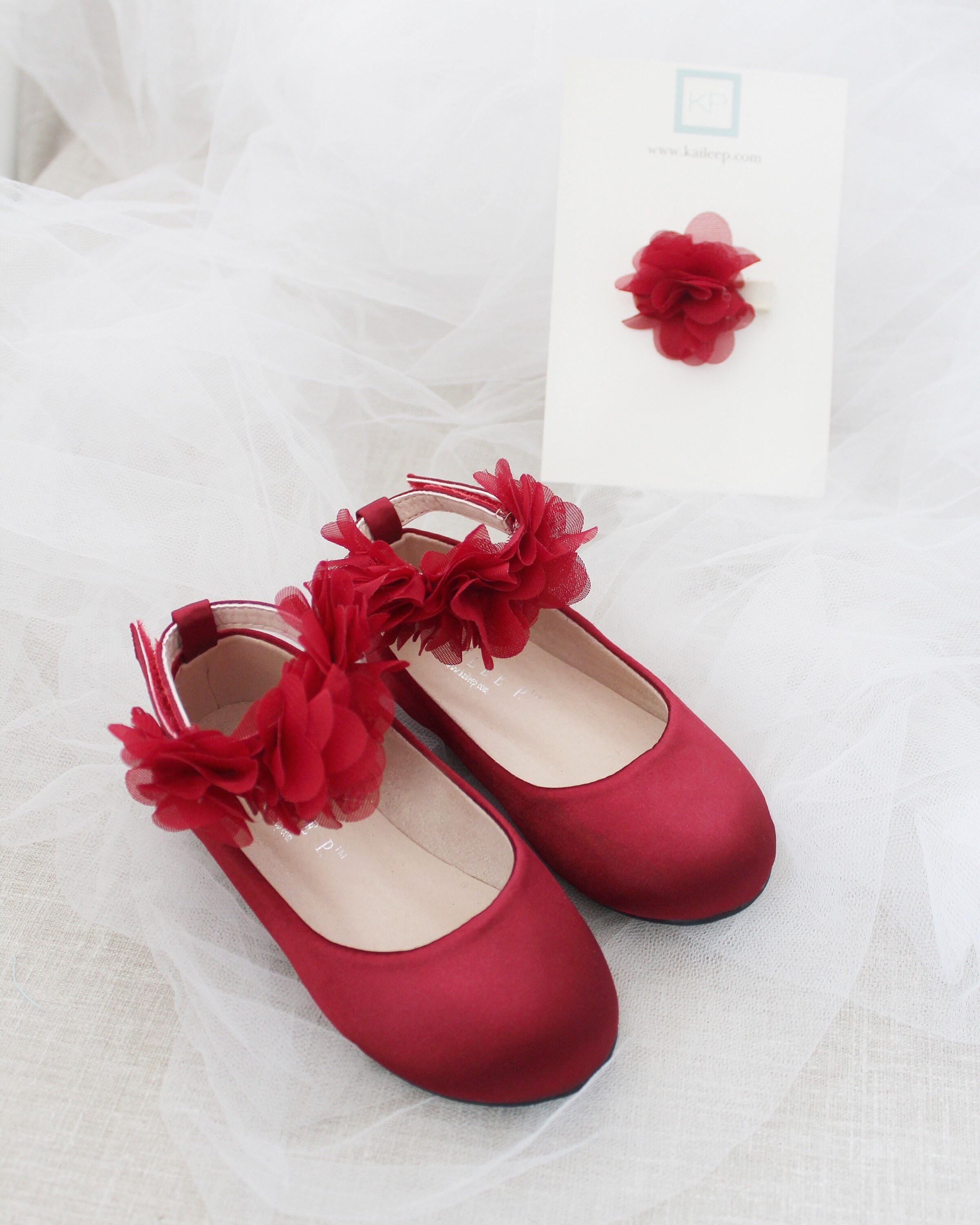 Girls burgundy flats new arrivals