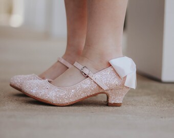 Para Niñas Scarpe Con Il Tacco Da Bambina Scarpa Da Ballo Bambina