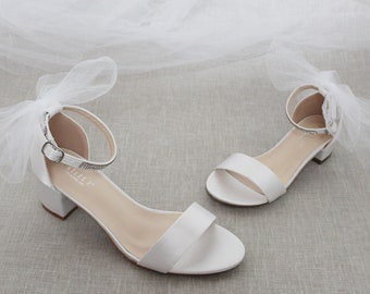 blue flower girl shoes