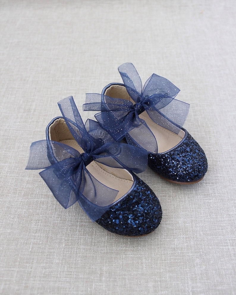navy blue flats for toddlers