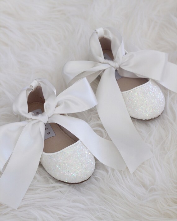 off white flower girl shoes