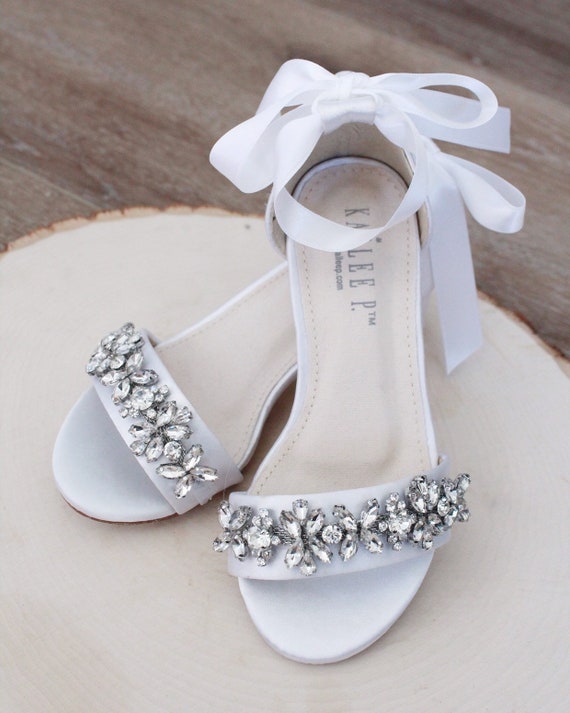 junior bridesmaid shoes silver