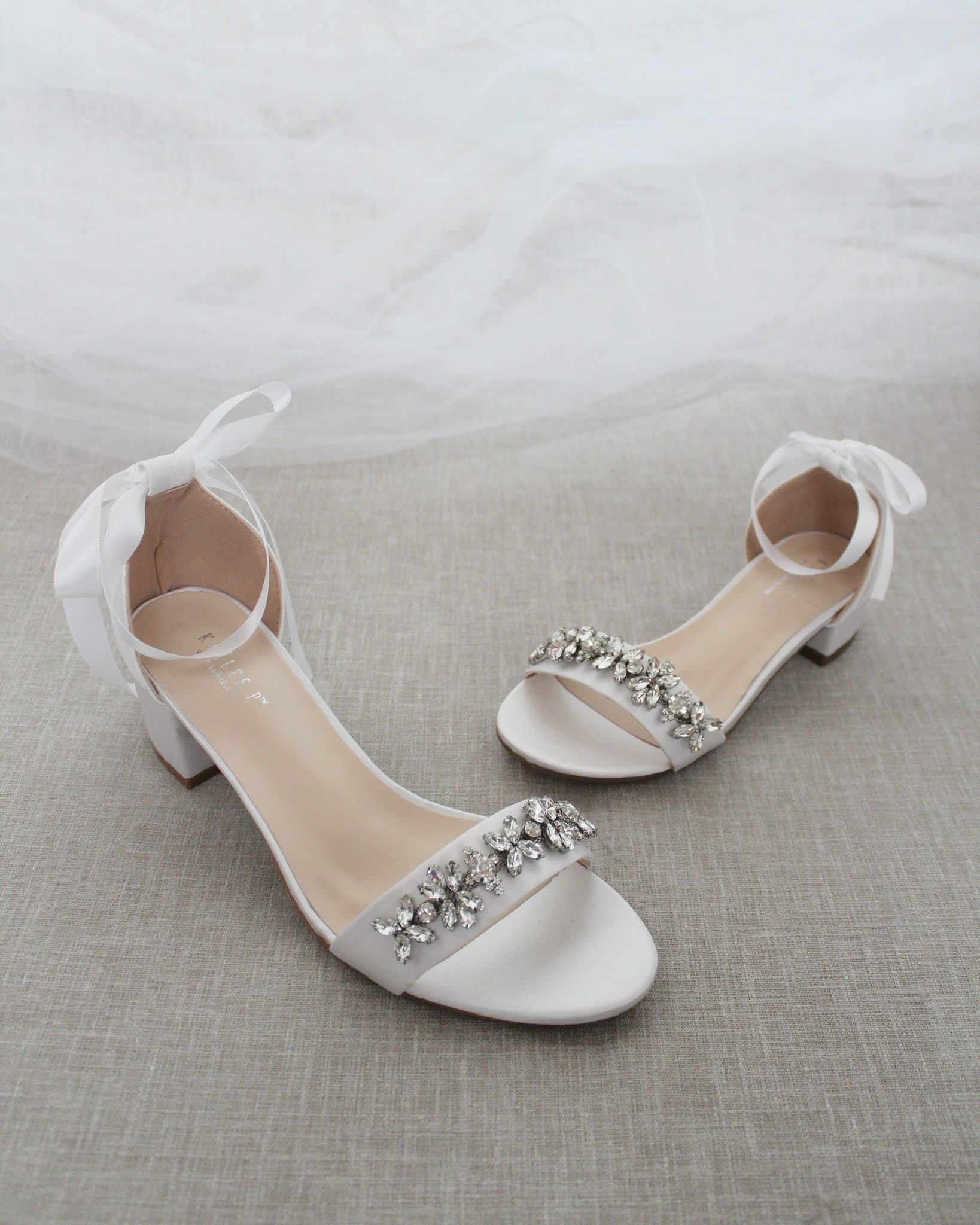 Buy Women's Bridal Block Heels/ Handmade WHITE L Heels/ Wedding Shoes/  D'orsay Ankle Strap Heels/ Bridal Shoes/ Ankle Strap Pumps/ auore Online in  India - Etsy