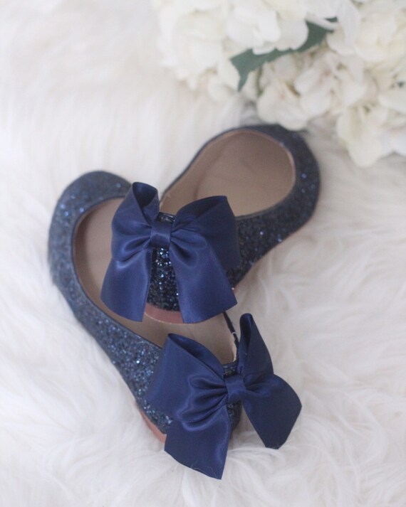 navy flat wedding shoes