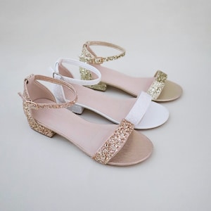 Gold dressy sandals low heel 2025