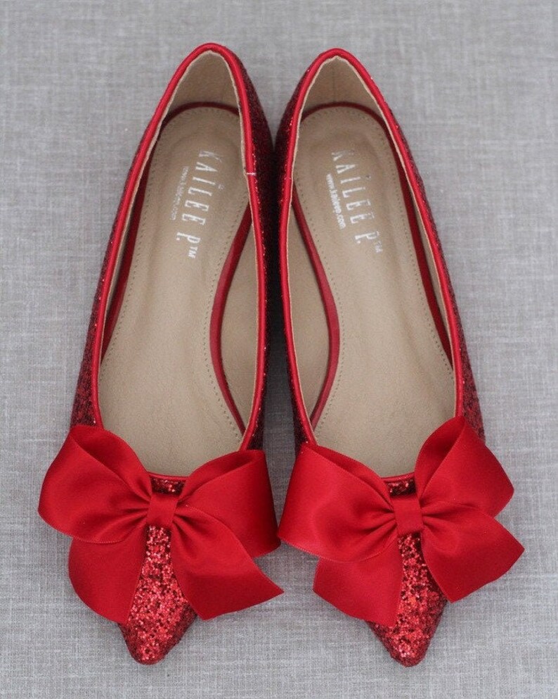 oversized bow flats