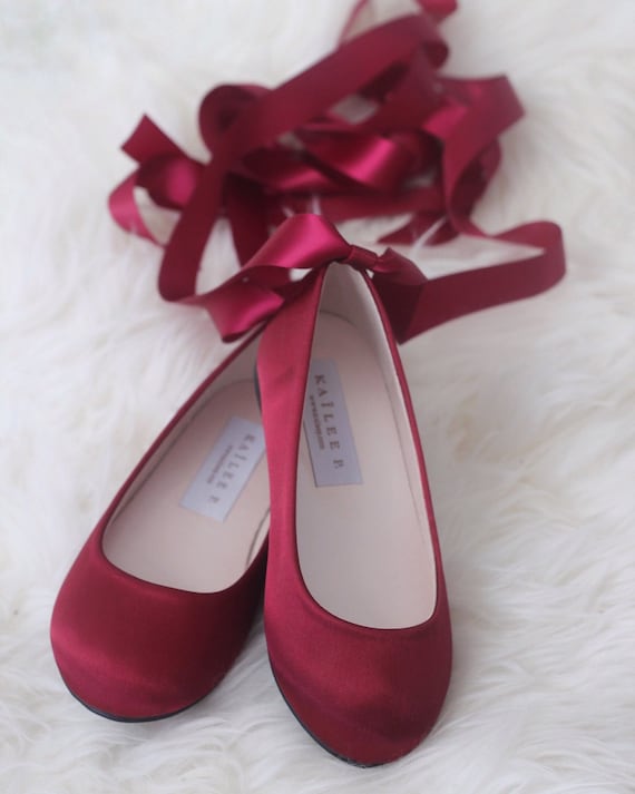 wine colored wedding shoes