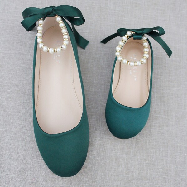 emerald green court shoes