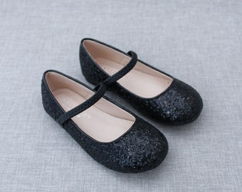 black dress shoes for toddler girl Rachel Shoes Girls' Ashlyn Flower Strap Shoes main image 0