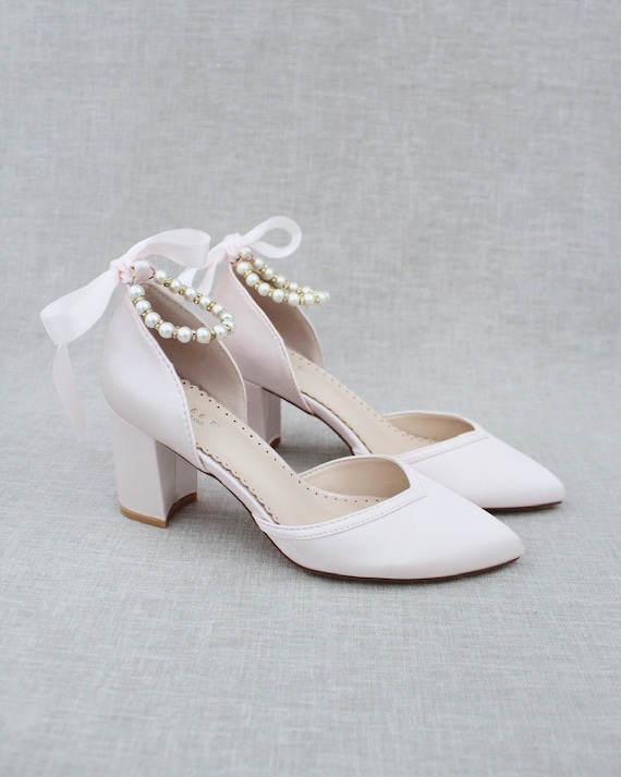 Scarpe a punta con tacco largo shop e cinturino