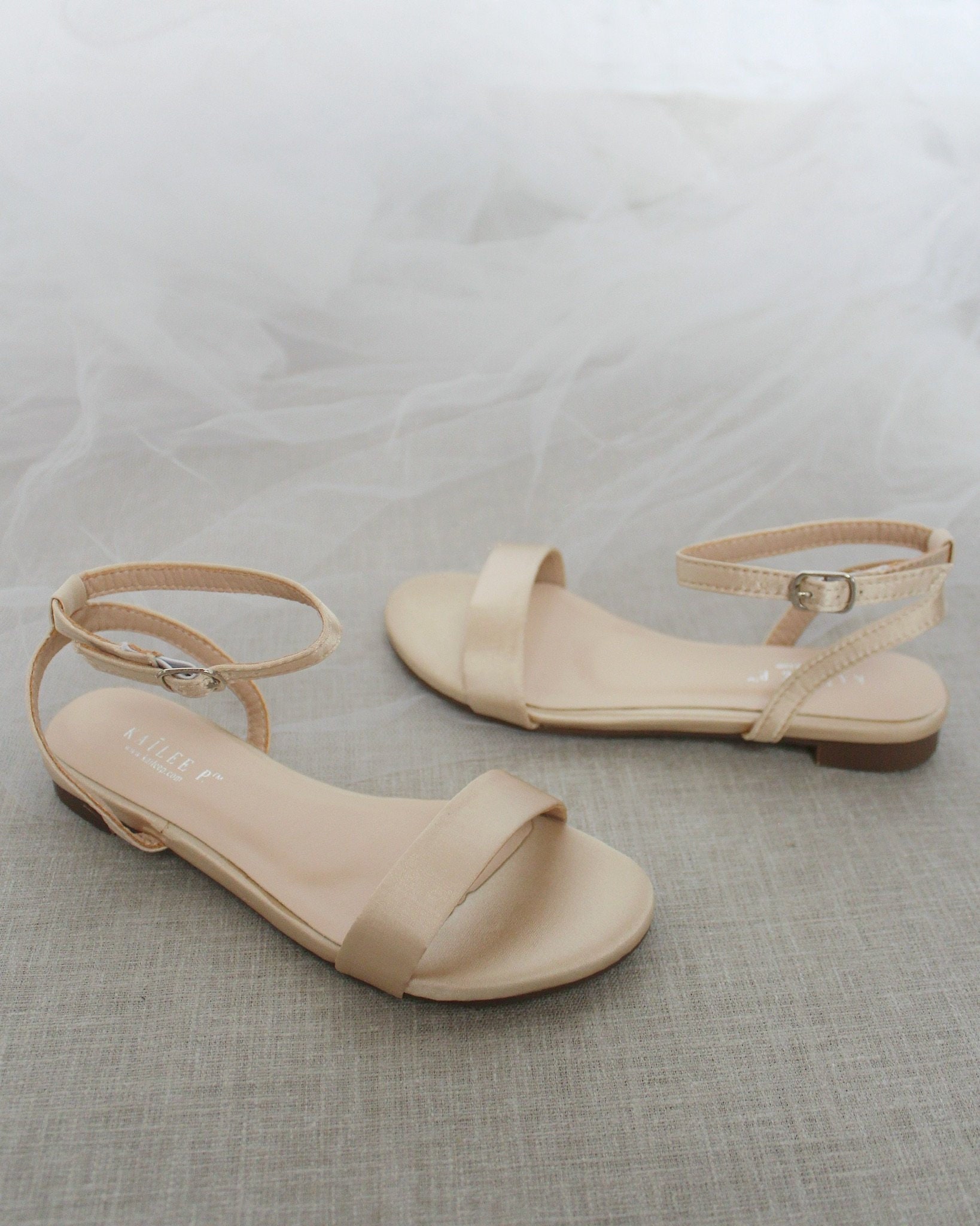 Champagne flat best sale sandals
