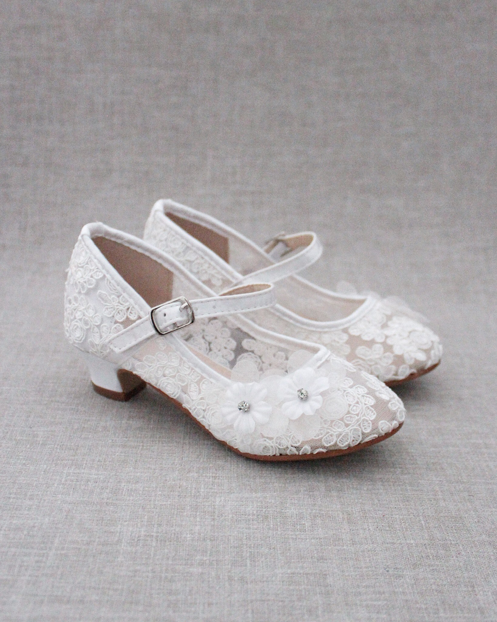 White first holy store communion shoes