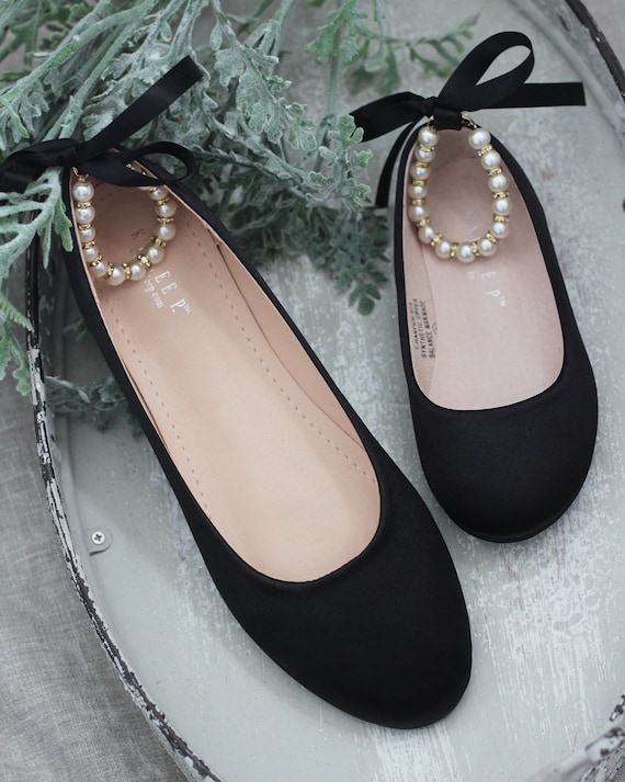 girls black dress shoes