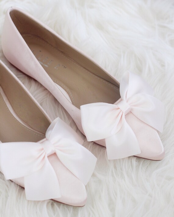 dusty pink flats