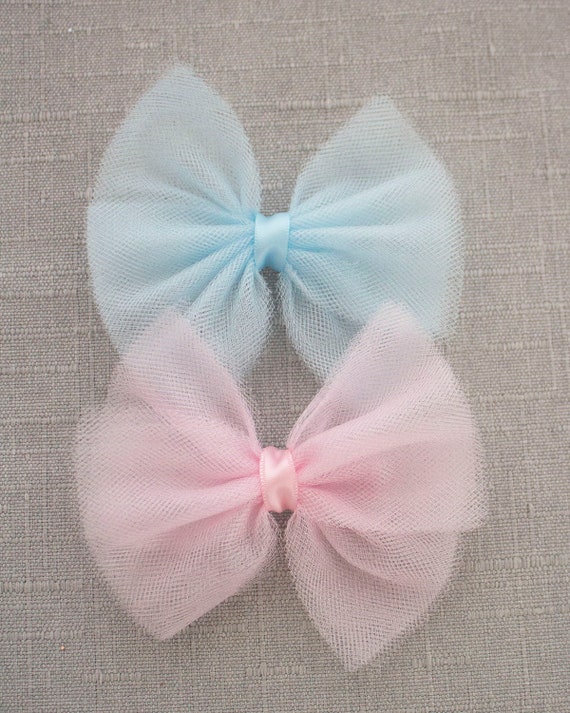 Butterfly Hair Bow Holder and Storage Hot Pink/Blue Body