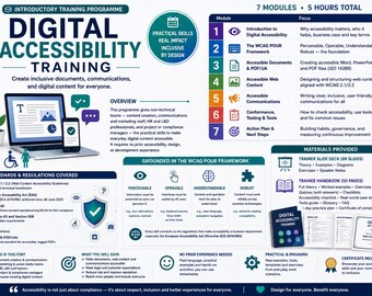 Digital Accessibility - An introductory training programme