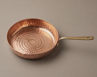 銅製 フライパン 純銅木柄 スイス製 コッパー約26cm レトロビンテージ
