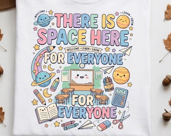 Classroom PNG, Inclusive Welcome Design, Teacher Sublimation (Digital Download)