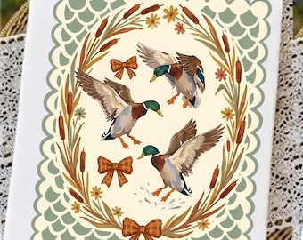 Vintage Retro Mallard Duck Hunting PNG SVG, Oval Frame 90s Flying Duck Design, Waterfowl Hunter Shirt, hunting season ducks digital Download