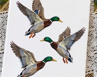 Vintage Retro Mallard Duck Hunting PNG SVG, Hunting Dog GSP Design, Flying Duck Graphic, Waterfowl Hunter Shirt, Digital Download