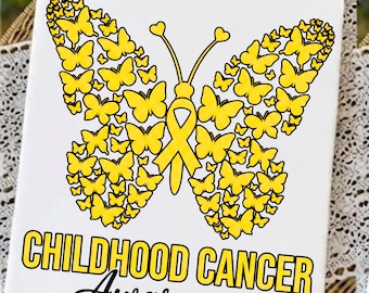 Childhood Cancer Png svg, Childhood Awareness Shirt, In September We Wear Gold Png, Childhood Cancer Support Png, Gold Ribbon Png
