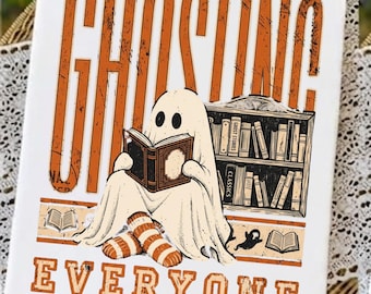 Ghosted Everyone Girly Purple Bow Grunge Faded Halloween Funny Trending Fall PNG 2026 Romance Books Bookish Popular Now Fall Designs 2026