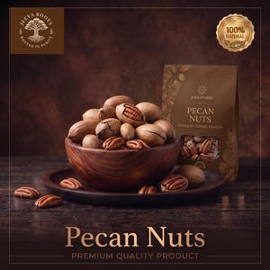 Råa pekannötter (med skal) | Hela gourmetnötter för bakning, mellanmål (100 % naturliga)