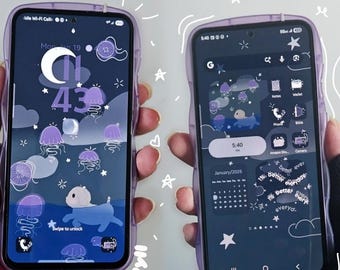 Midnight Glow 》 theme pack for iOS/ Android