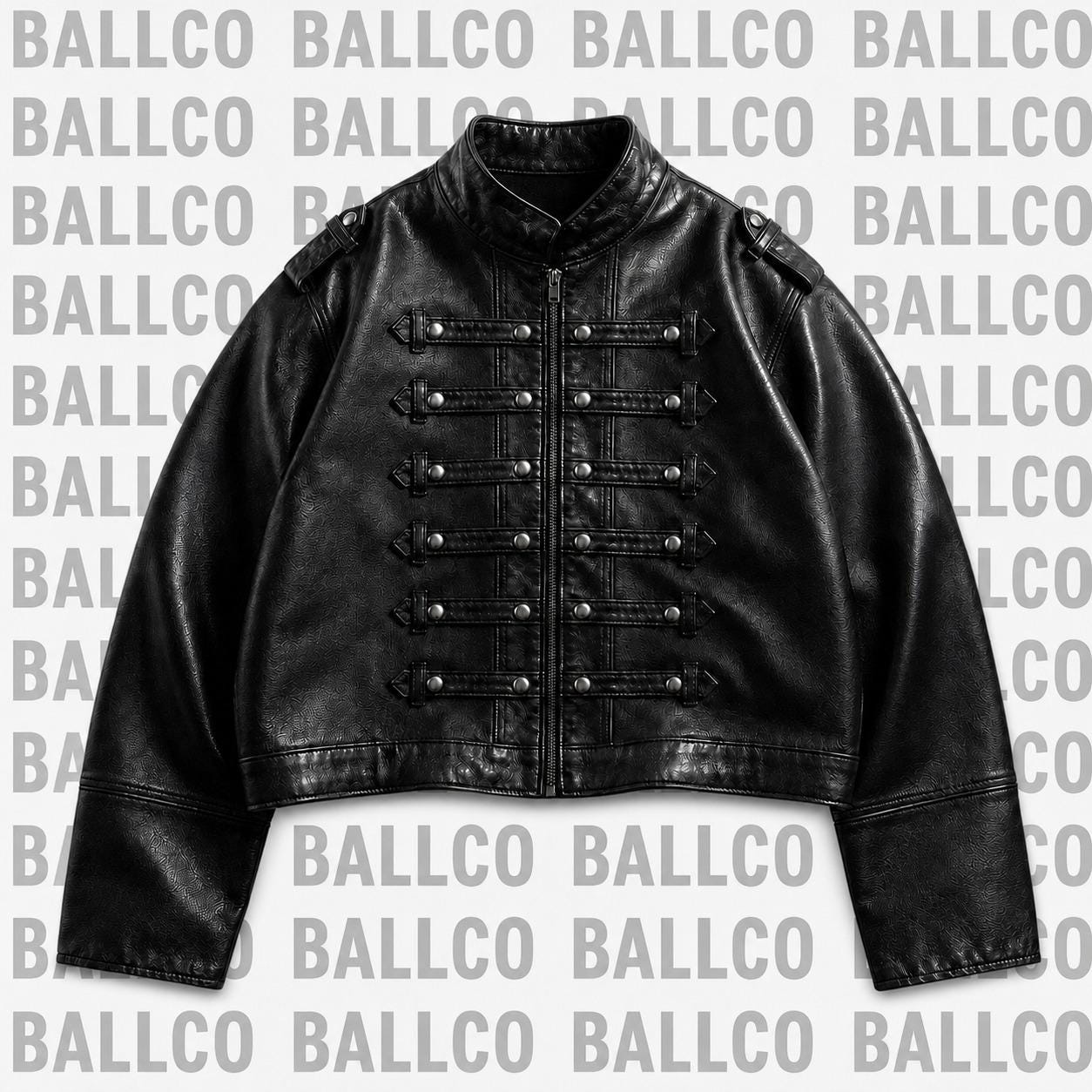 Leather Napoleon Jacket - Etsy