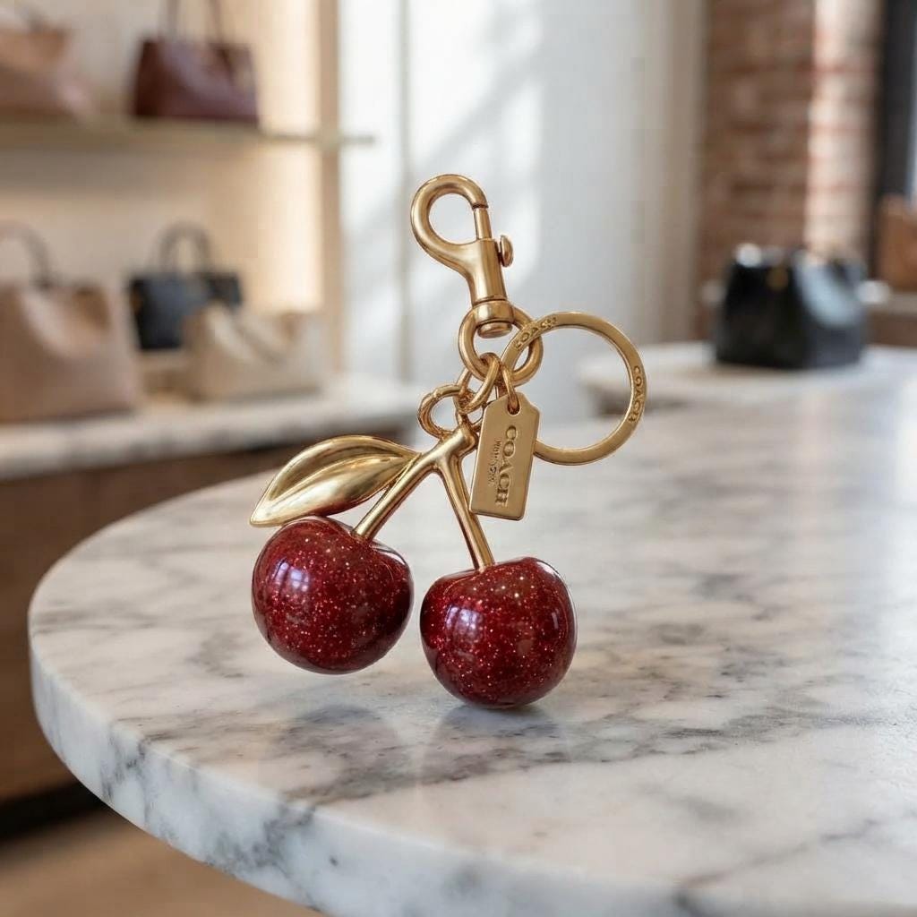 Cherry Coach Charm - Etsy