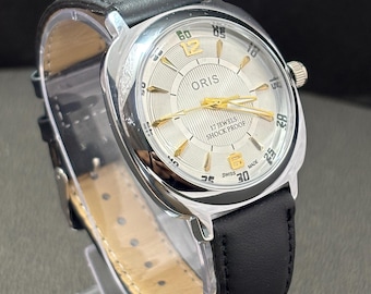 ヴィンテージ レア ORIS グリーンダイヤル 機械式 手巻き ST-96 スイス