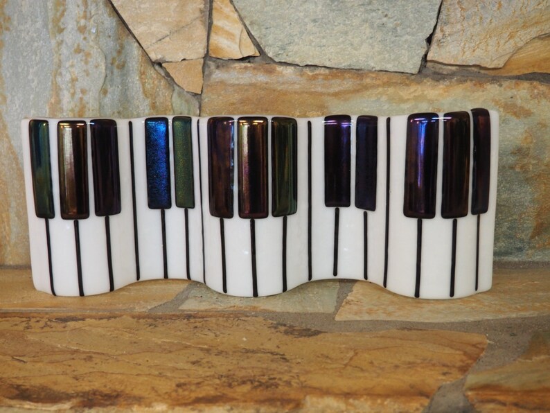 Fused Glass Piano Wine Rack Etsy