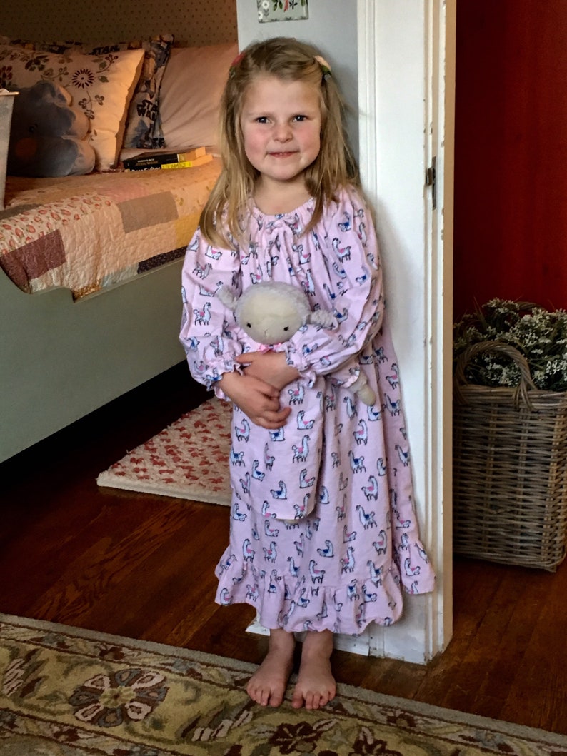 Girls Sz 56 Polar Bears Nightgown Cozy Child\u2019s Loungewear